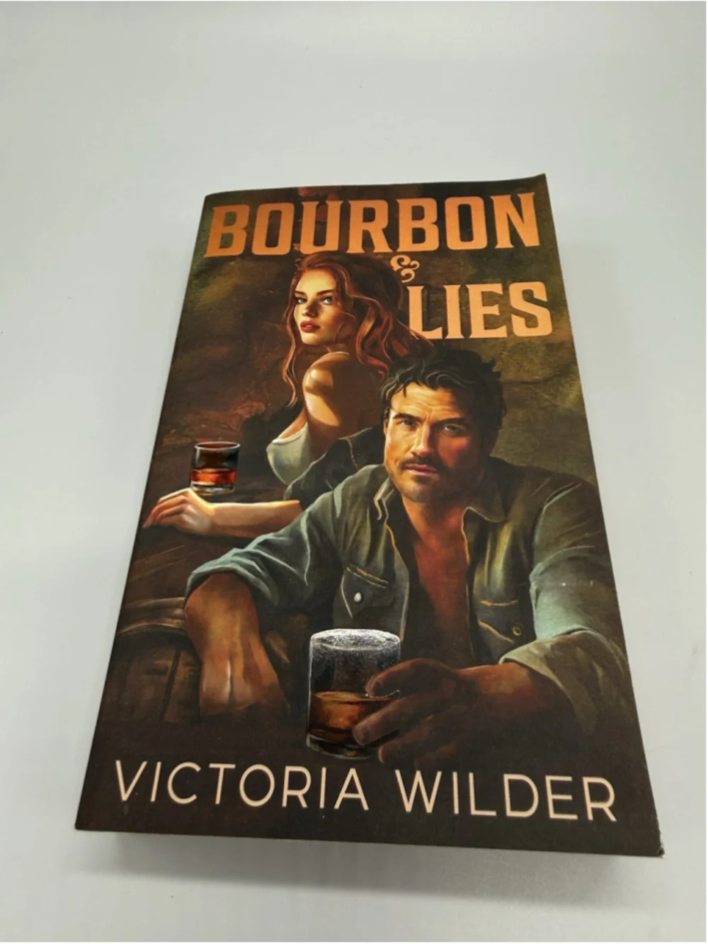 Bourbon and Lies | Deluxe Edition | Victoria Wilder | Paperback Sprayed Edges